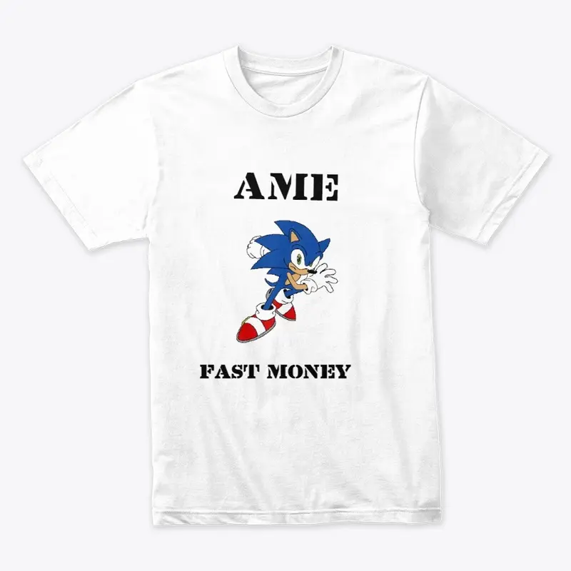 AME SONIC FAST MONEY TEE