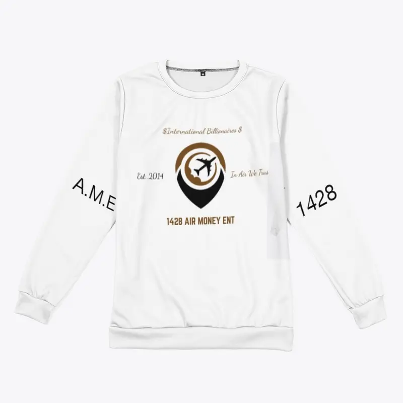 AME BROWN BLACK AND WHITE SWEATSHIRT